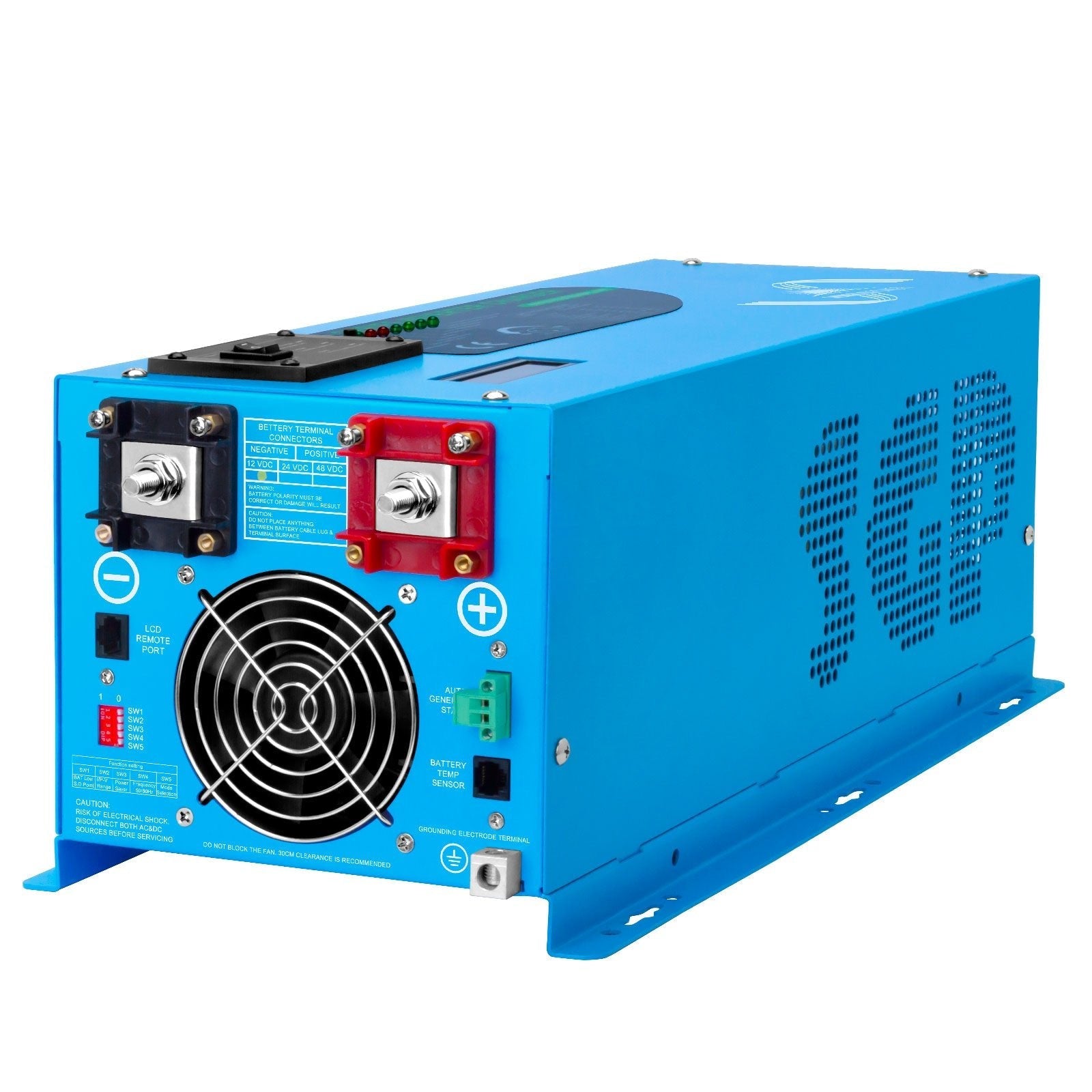 SunGoldPower 2000W/ 3000W/ 4000W DC 12V Pure Sine Wave Inverter With Charger