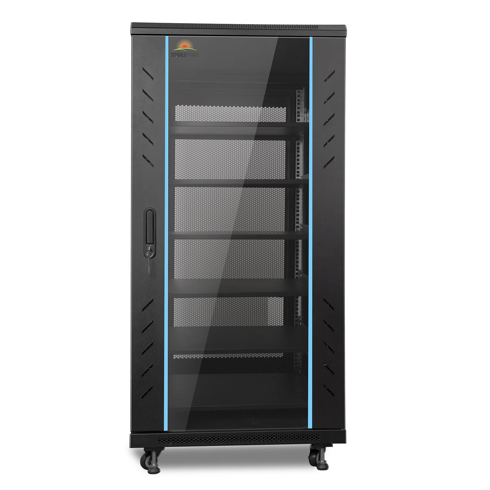 SunGoldPower Enclosed Battery Cabinet 6 Slot with Bus Bar for SG48100P/ SGH48100T