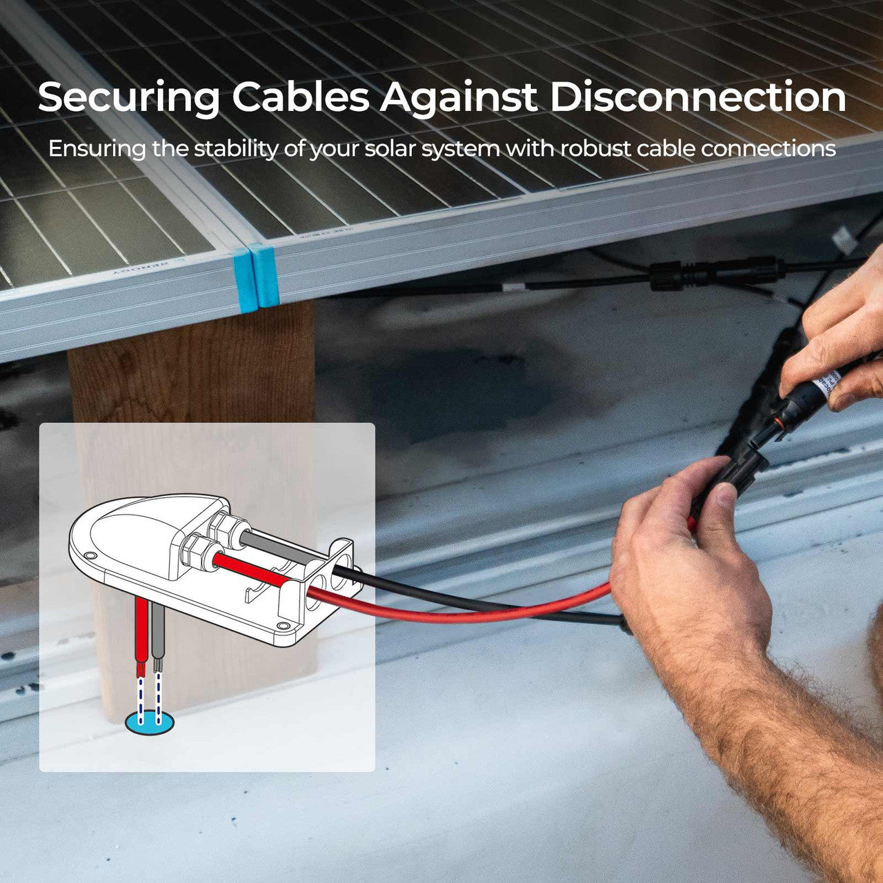 Renogy | Solar Double Cable Entry Gland | RMT01CE-US