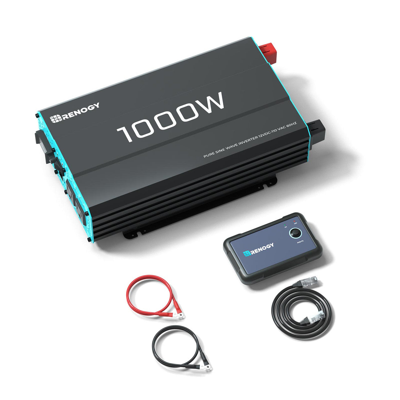 Renogy | 1000W 12V Pure Sine Wave Inverter | RNG-INVT-1000-12V-P2-US