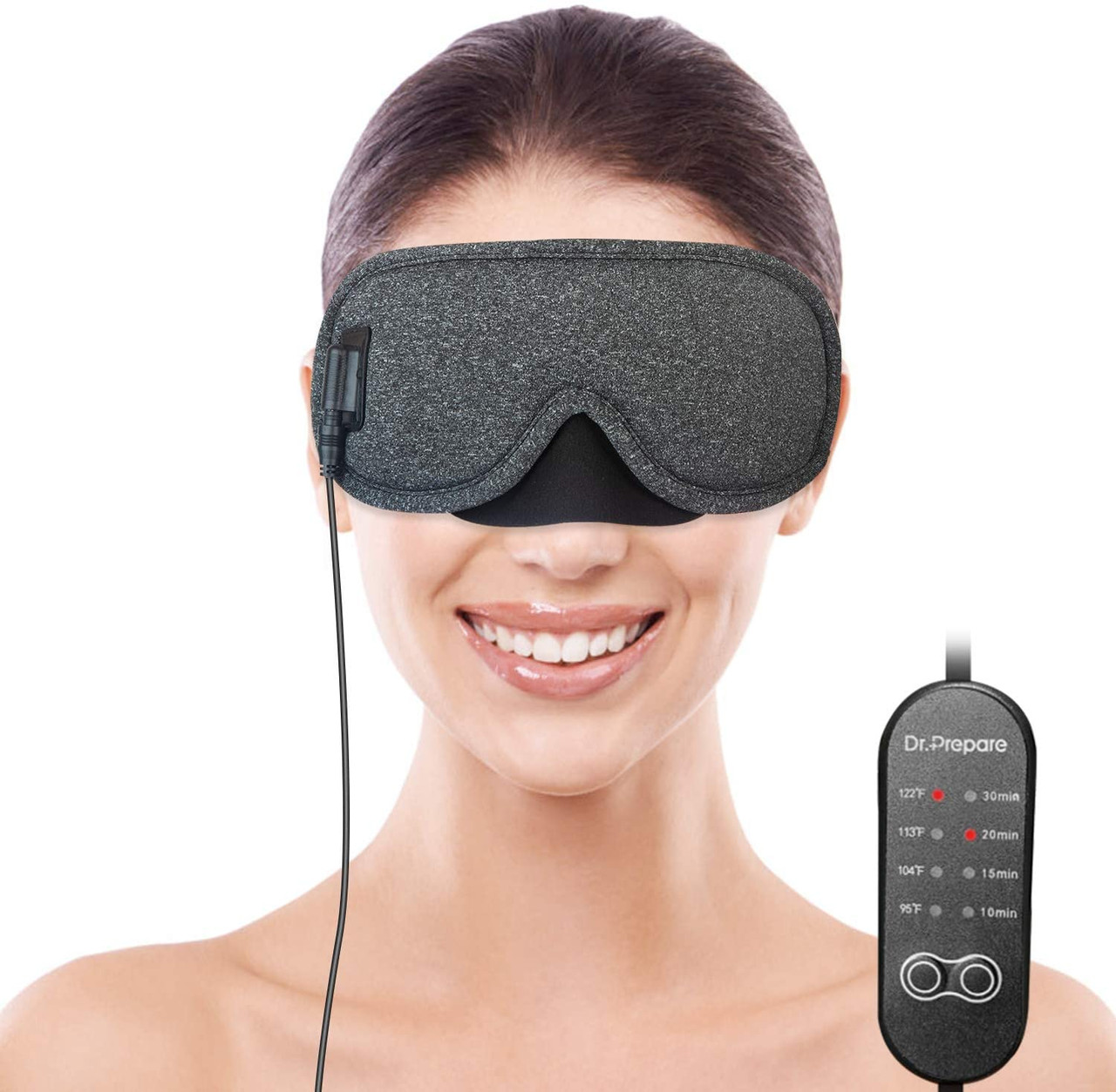 Renogy | Dr. Prepare Heated Eye Mask | DEM-10W-0GY-US