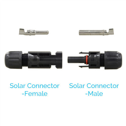 Renogy | Solar Connectors for Solar Panels 5 Pairs Male & Female | RNG-CNCT-MC4x5-US