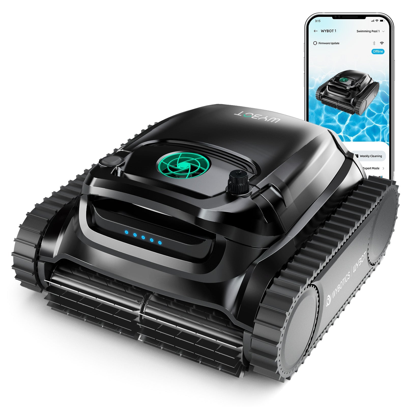 WYBOT M1 Cordless Robotic Pool Cleaner