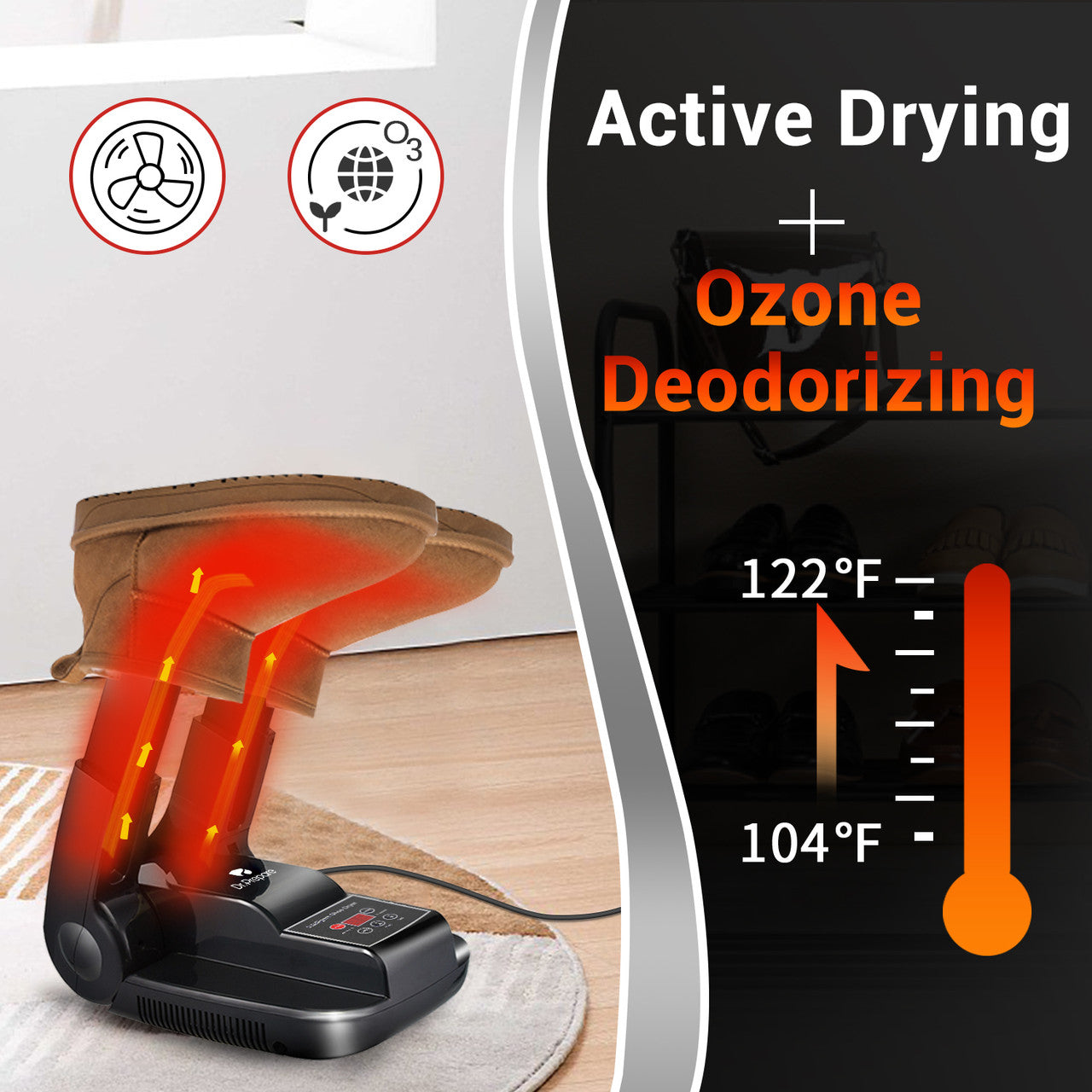 Renogy | Dr.Prepare Ozone Shoe Dryer | DBD-0N3G2-US