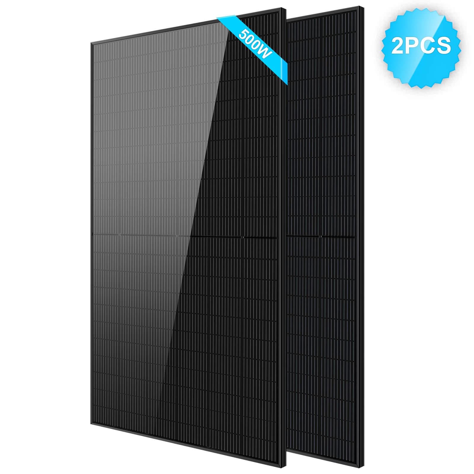 SunGoldPower 500W Mono Black PERC Solar Panel UL61730 CEC Listed