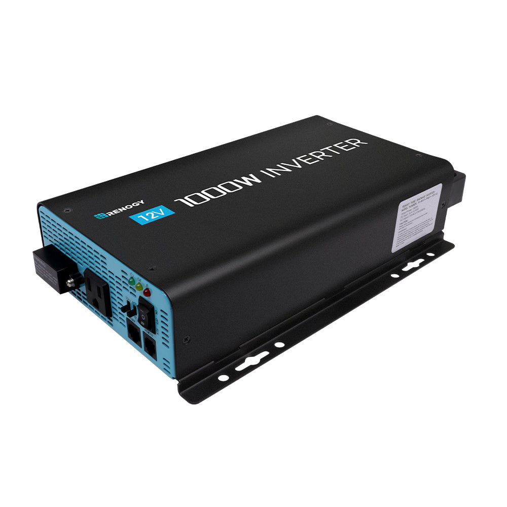 Renogy | 1000W 12V Pure Sine Wave Inverter with Power Saving Mode (New Edition) | R-INVT-PGH1-10111S-US