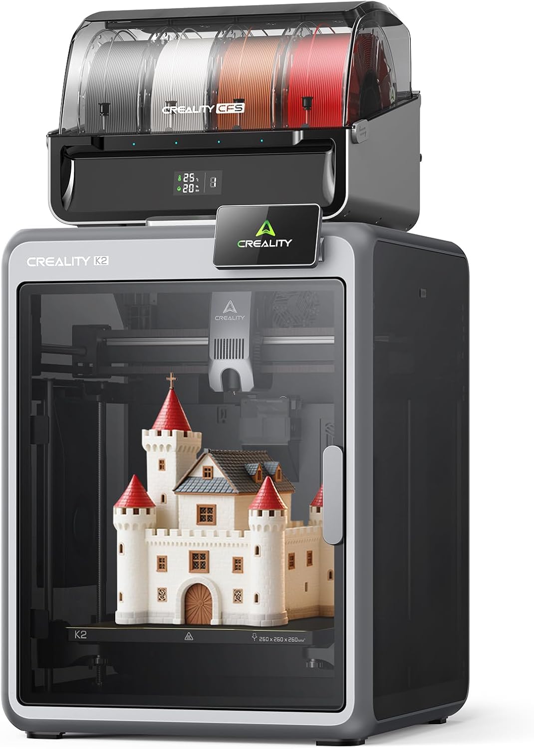 Creality K2 Combo 3D Printers, Multicolor 3D Printer Machine with CFS