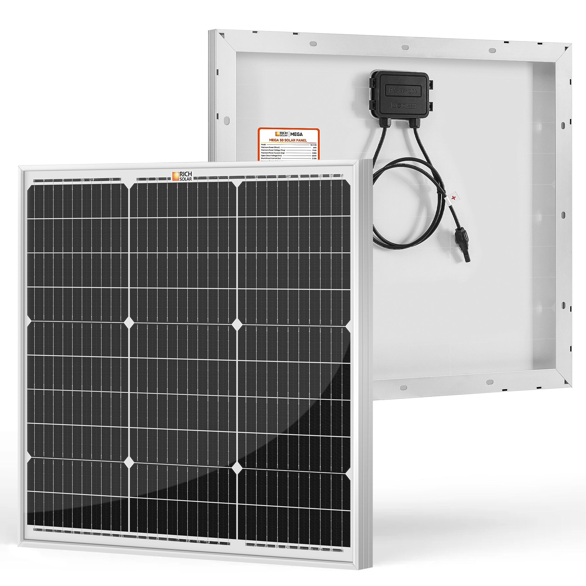 Rich Solar 50 Watt Solar Panel MEGA 50