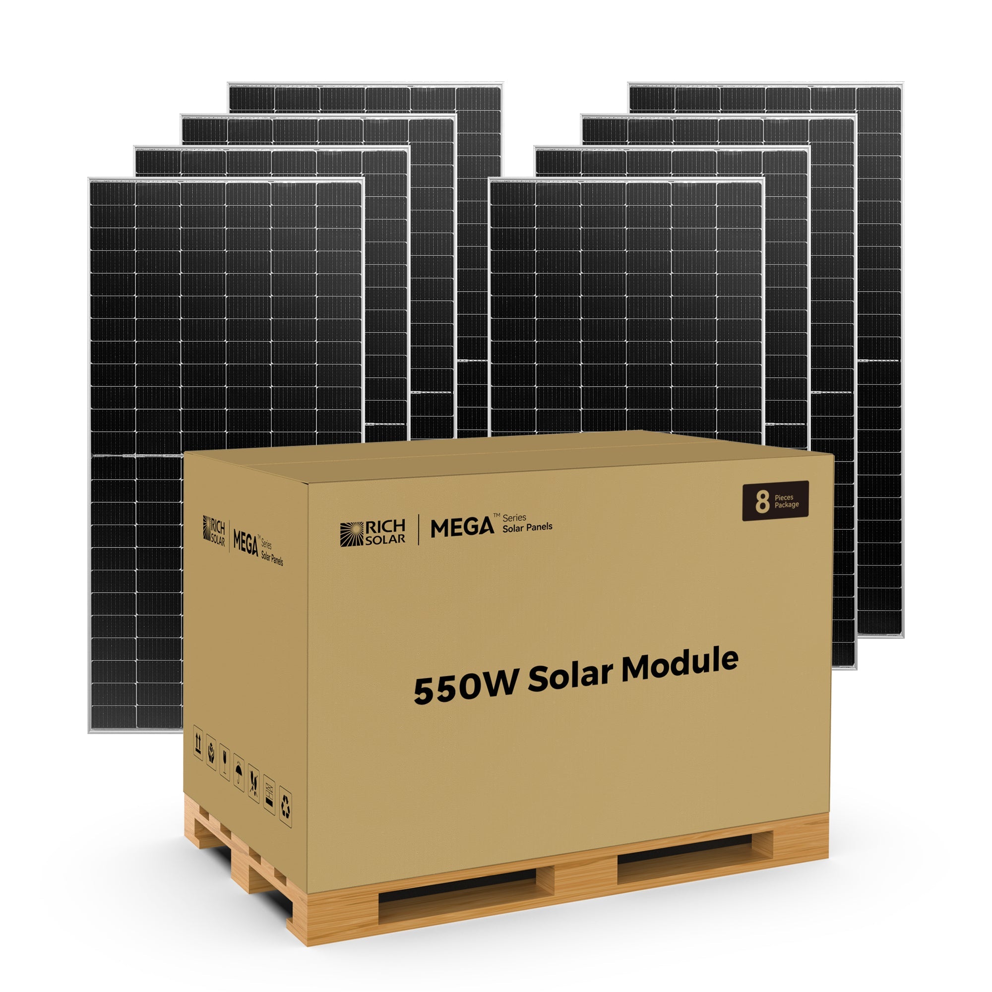 Rich Solar Bifacial Solar Panel MEGA 550