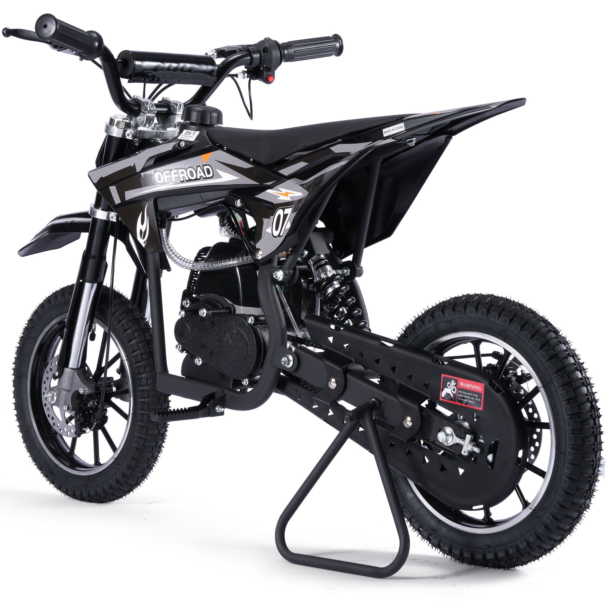 MotoTec Pioneer 49cc 2-Stroke Kids Gas Dirt Bike