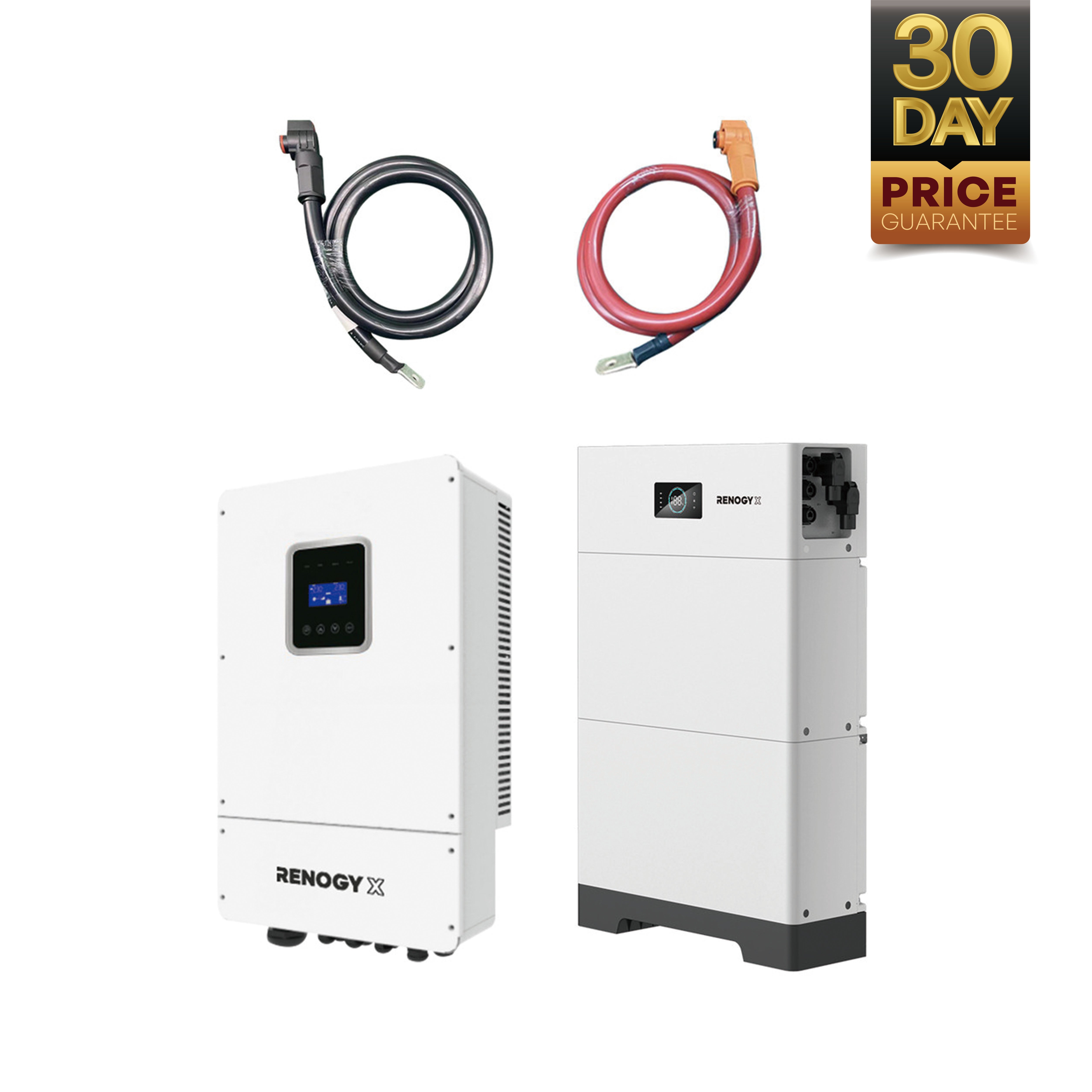 Renogy | Off-Grid Power Storage Solution Power Package (10 kWh | 15 kWh | 20 kWh) | RIV4876HI-RES1009BS-US