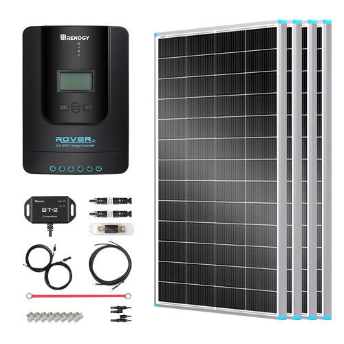 Renogy | Essential Off-Grid Solar Kit 800W 12V | Optional 1.2kWh LiFePO4 Battery | RKIT800BC-R60D4