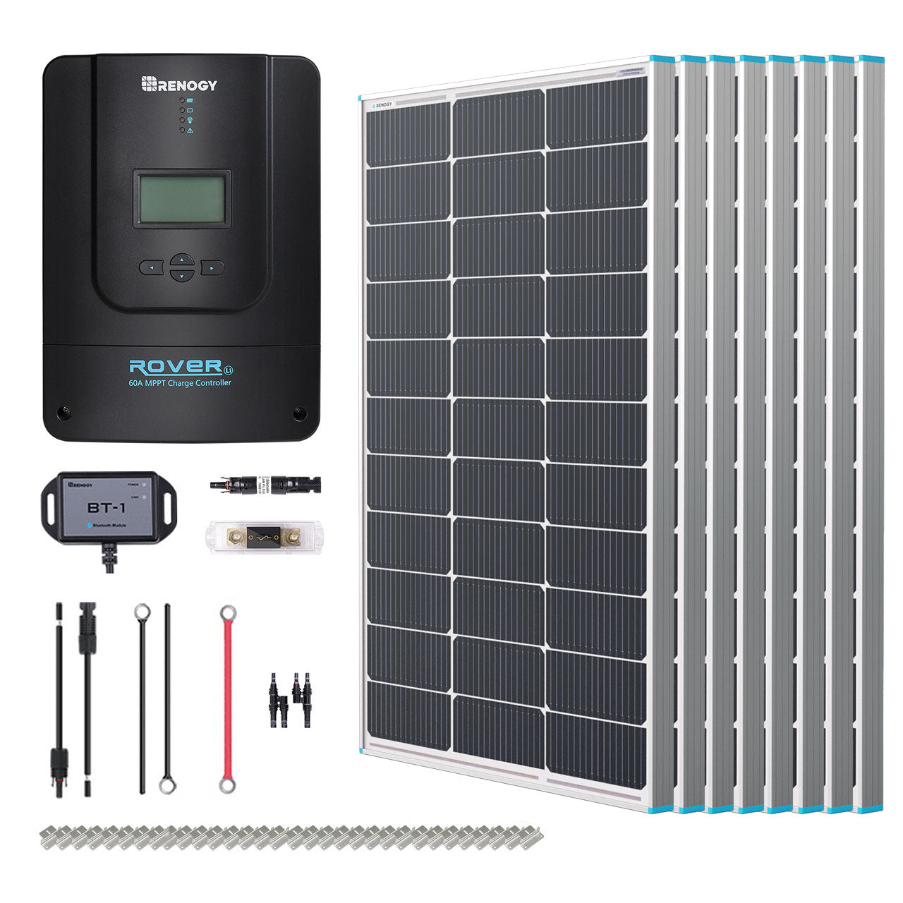 Renogy | Premium Off-Grid Solar Kit 800W 12V/24V | Optional Smart Monitoring | RKIT800DPM-RVR60-US