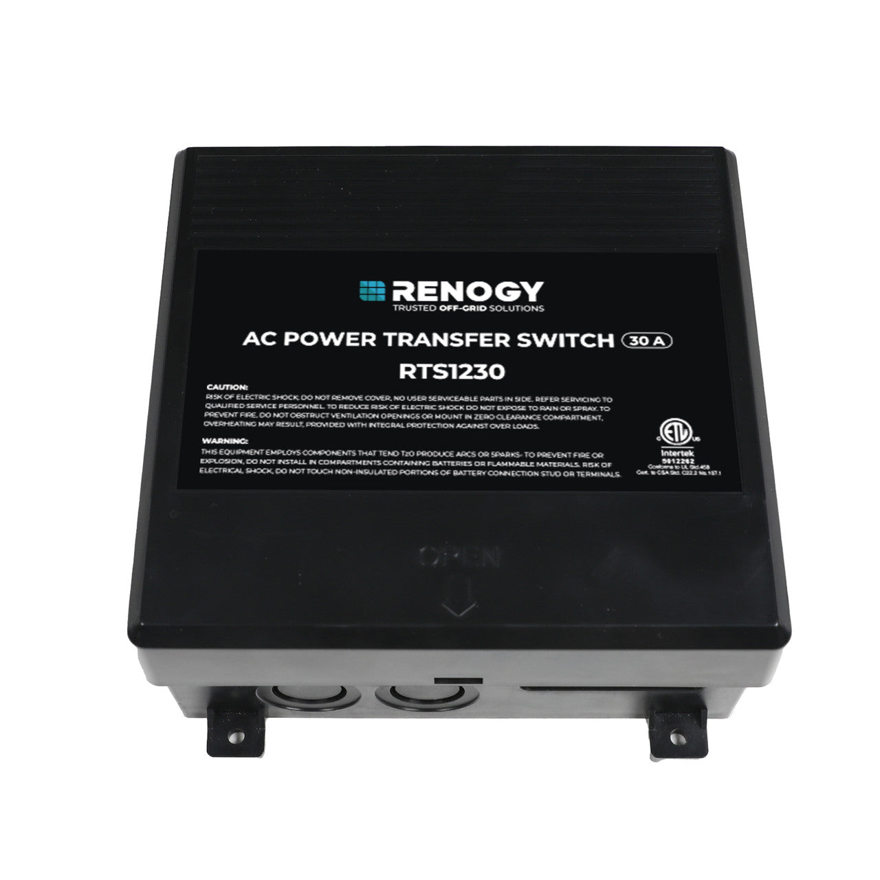 Renogy | 120V 30 Amp Automatic Transfer Switch | RTS1230-US