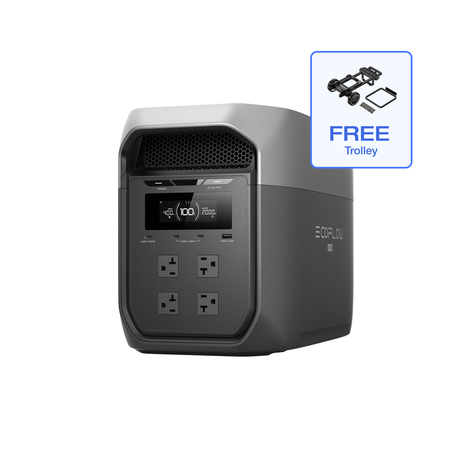 EcoFlow DELTA 3 Max Series Portable Power Station (2048Wh)