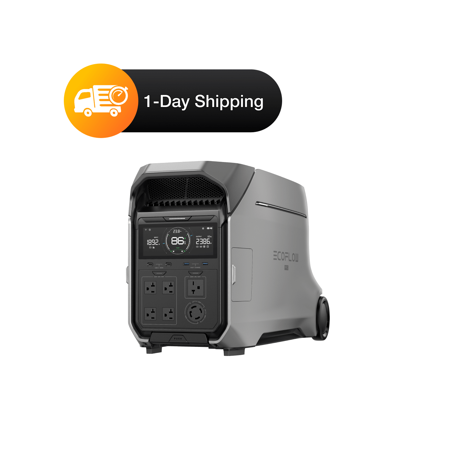 EcoFlow DELTA Pro 3 Portable Power Station (Smart Generator 4000 Bundle)---Subscriber Only