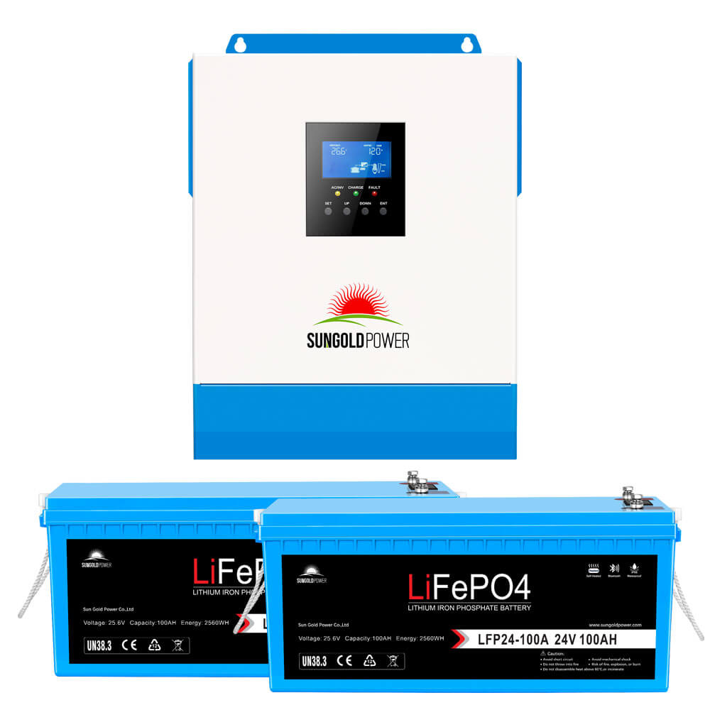 SunGoldPower 3000W 24V Solar Inverter Charger