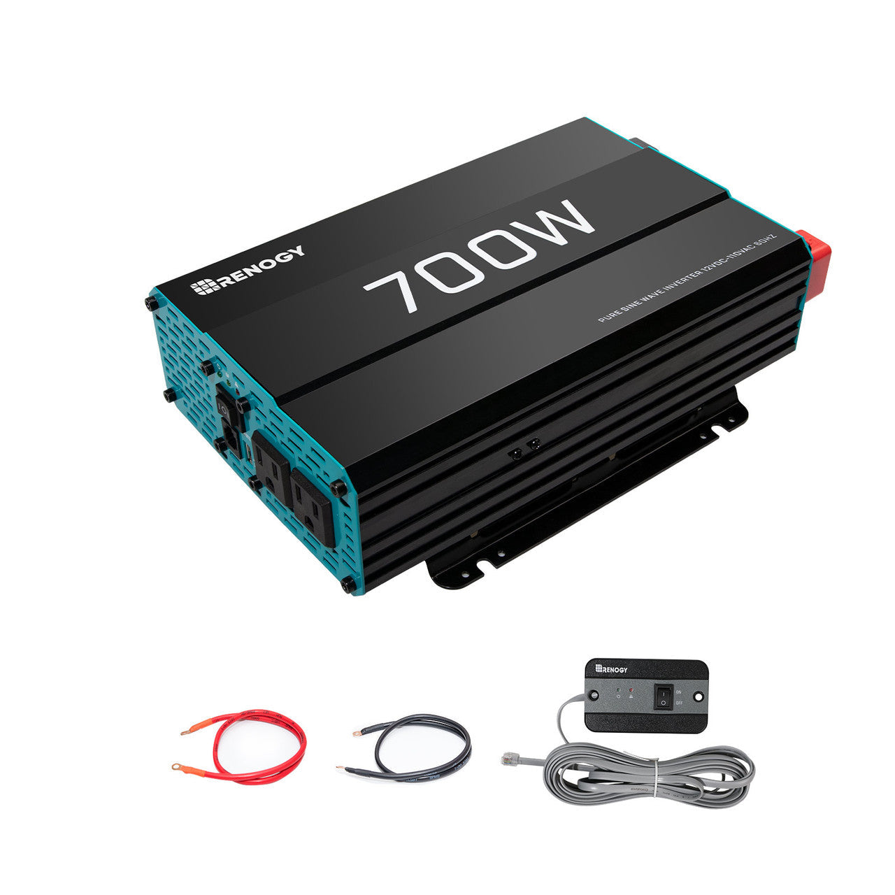 Renogy | 700W 12V Pure Sine Wave Inverter | RNG-INVT-700-12V-P2-US