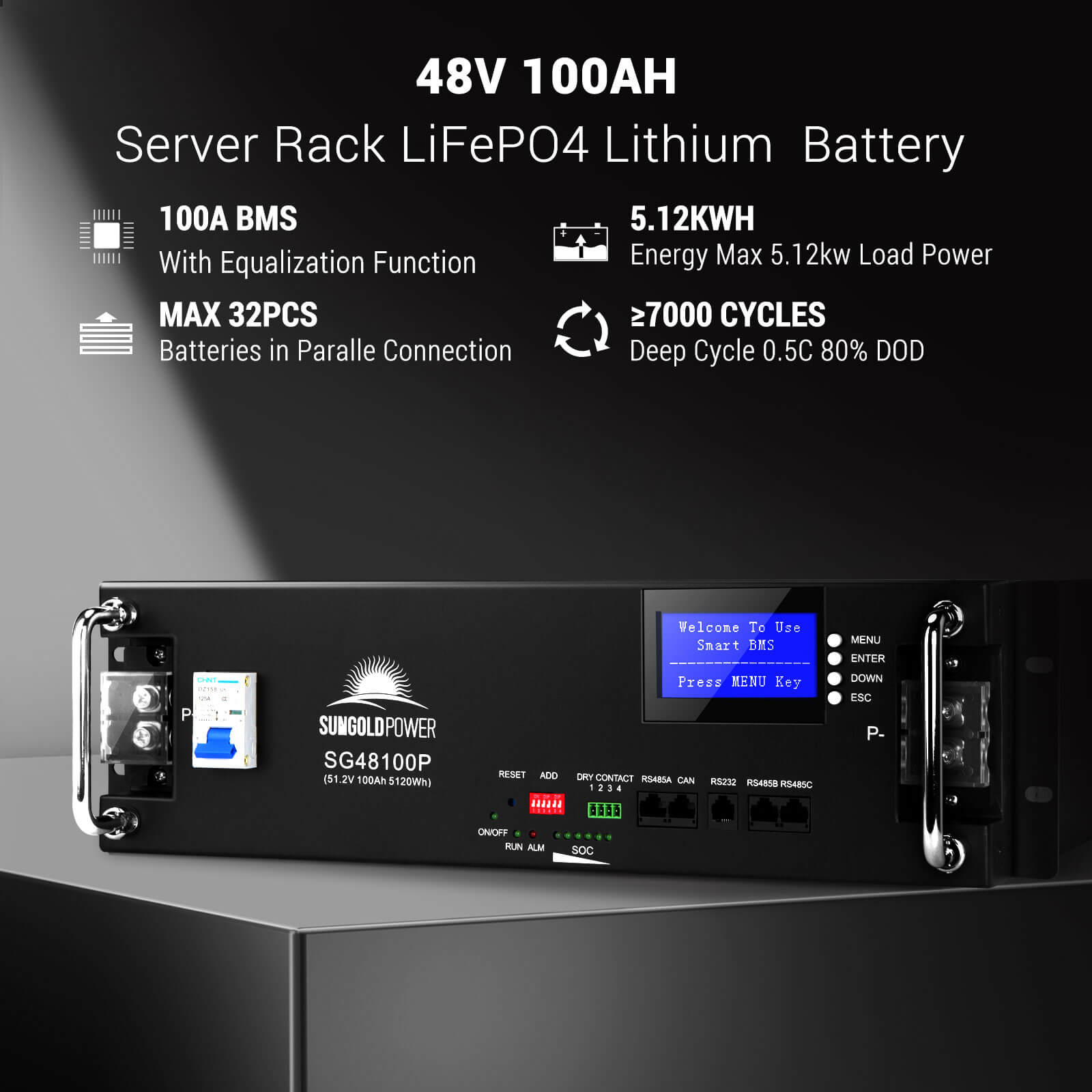 SunGoldPower OFF GRID SOLAR KIT 20KW 48VDC 120V/240V LIFEPO4 30.72KWH LITHIUM BATTERY 32 X 450 WATTS SOLAR PANELS