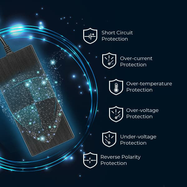 Renogy | 24V 10A AC-to-DC LFP Portable Battery Charger | RBC10A2P-US