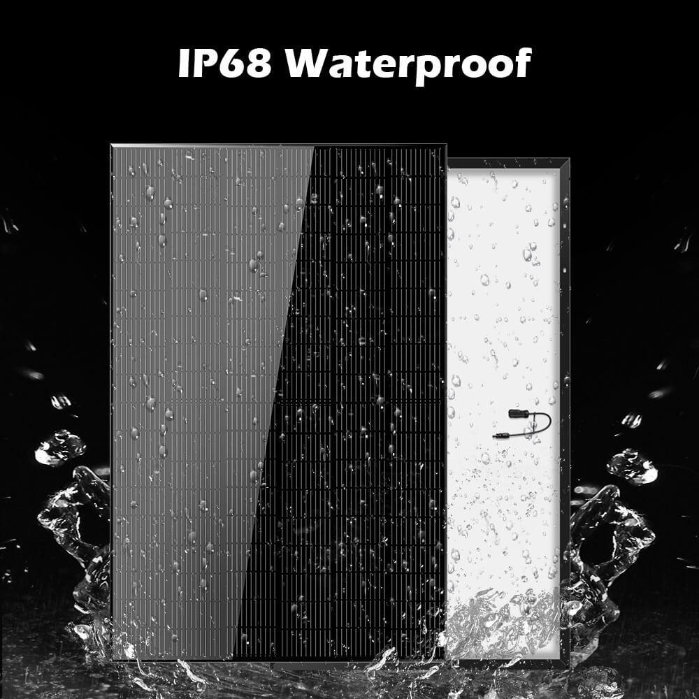SunGoldPower 370W/ 415W/ 440W/ 500W Mono Black PERC Solar Panel UL 61730 CEC Listed