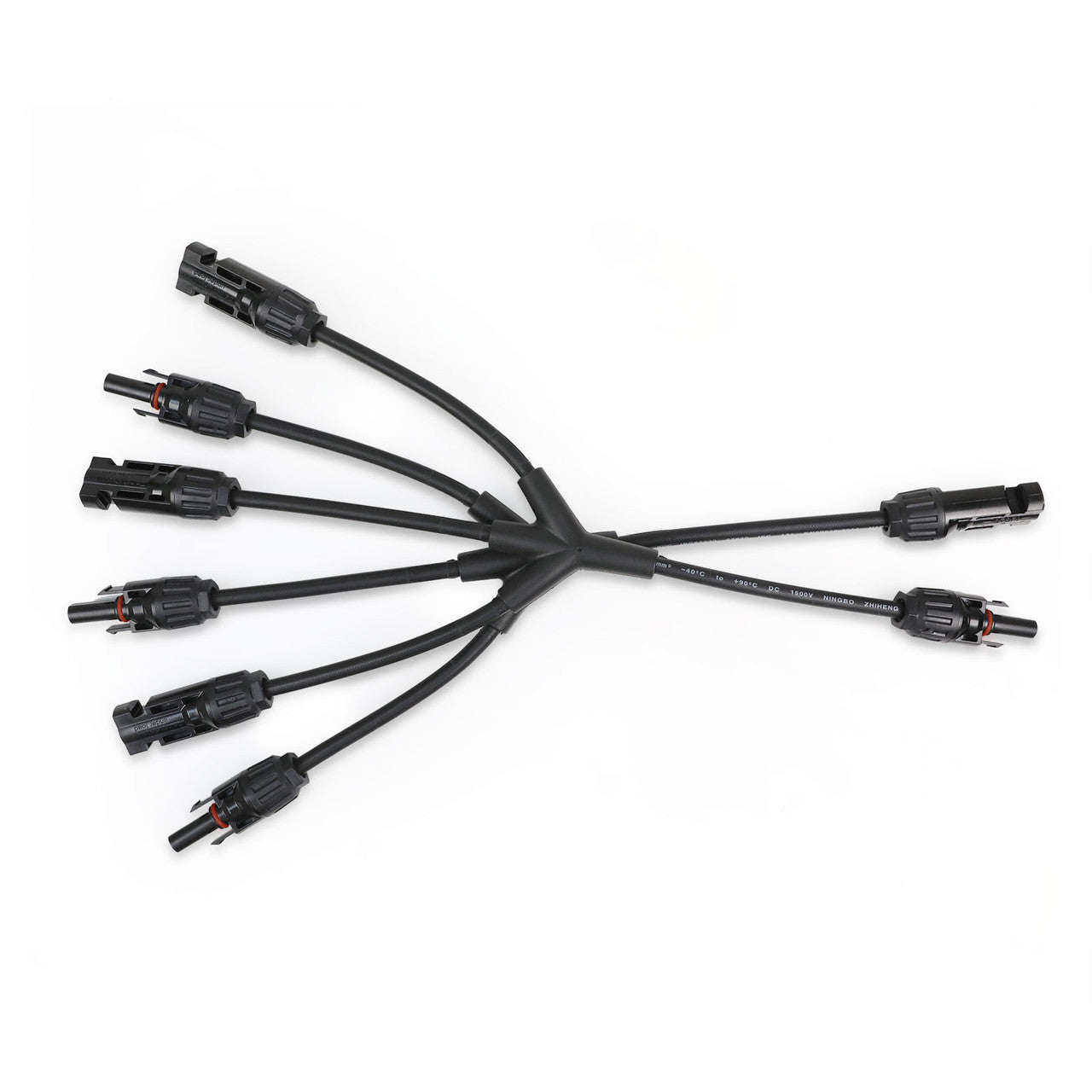 Renogy | Solar Connectors M Branch Parallel Adapter Cable MMMF+FFFM Pair | RPC0110EC-M-US