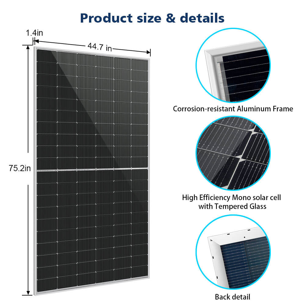 SunGoldPower 560 WATT BIFACIAL PERC SOLAR PANEL FULL PALLET (32 PANELS)
