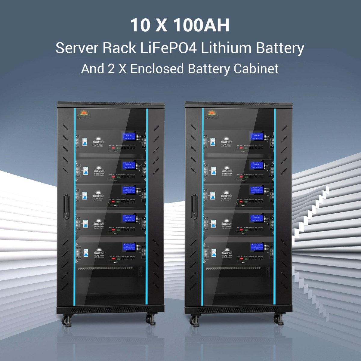 SunGoldPower Hybrid Solar Kit 11.4KW 48V Split Phase 51.2 KWH Lithium Battery 36 X 450 Watt Solar Panel  SGH-11N5E