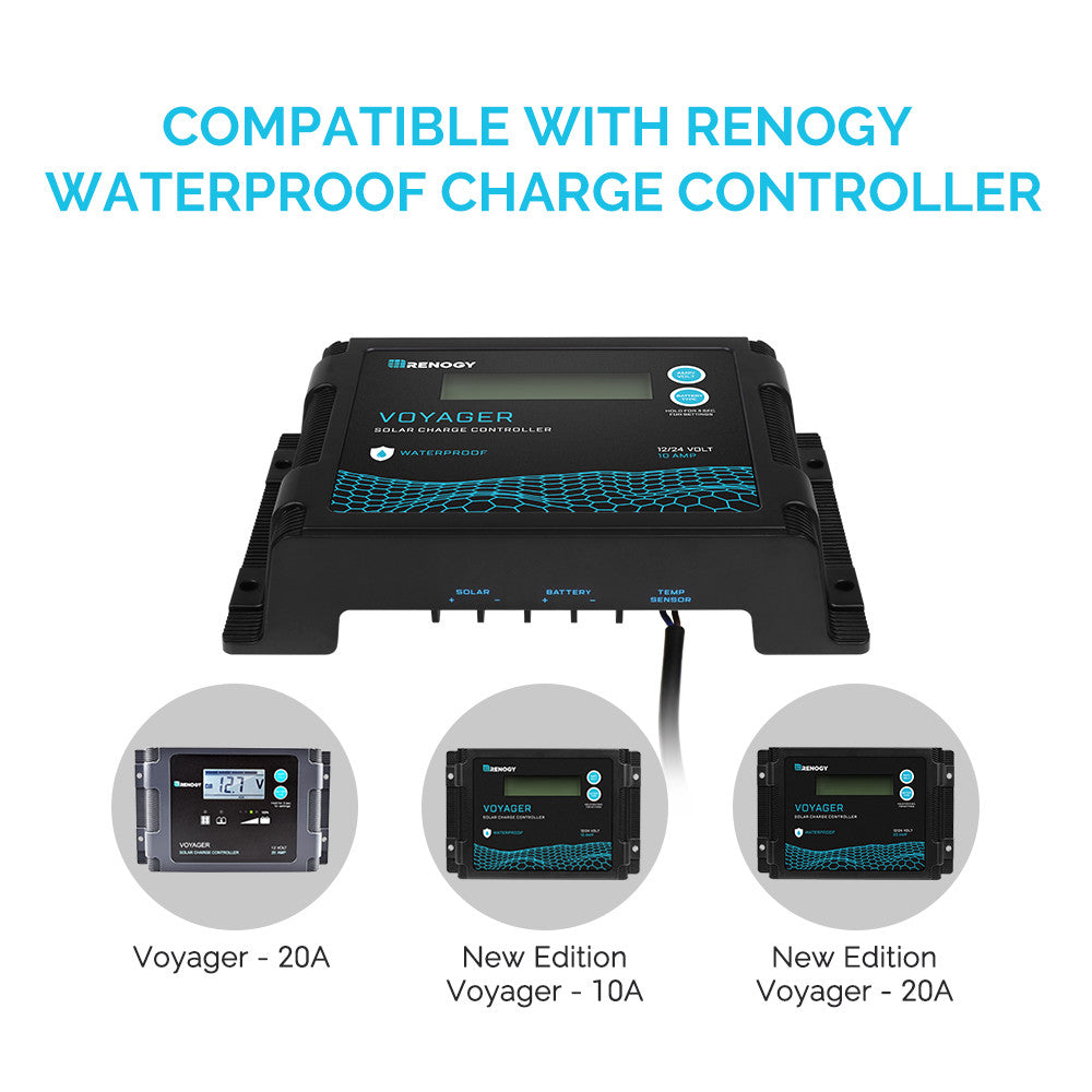 Renogy | Battery Temperature Sensor for Voyager Charge Controllers | RTSVOY-US