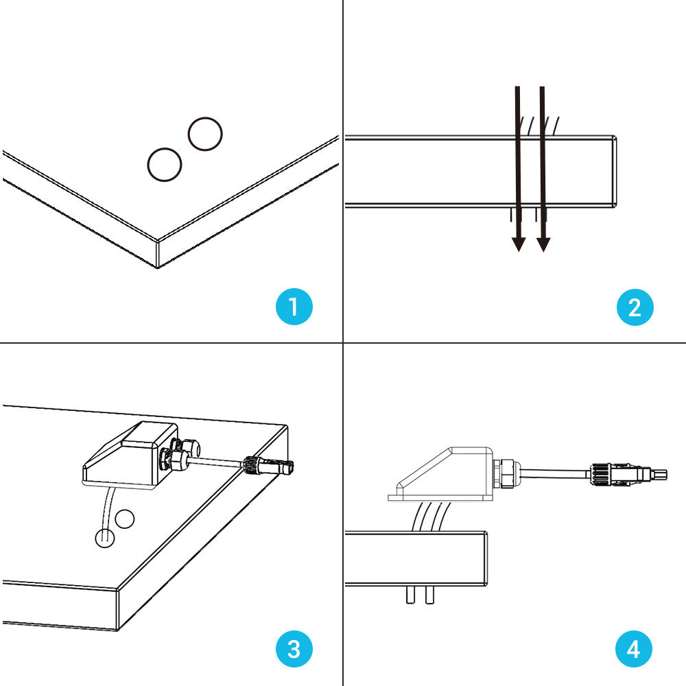 Renogy | Solar Double Cable Entry Gland | RNG-MTS-CE-US