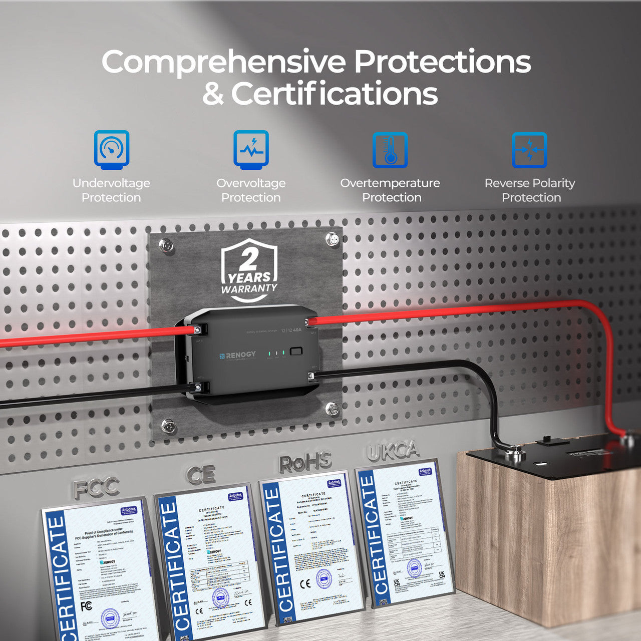 Renogy | 12V 20A/40A DC to DC Battery Charger | RBC40D1U-US