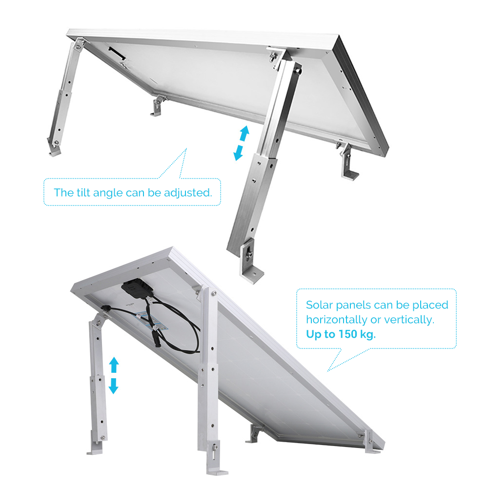Renogy | Solar Panel Flat Roof Tilt Mount | RNG-MTS-TM100-US