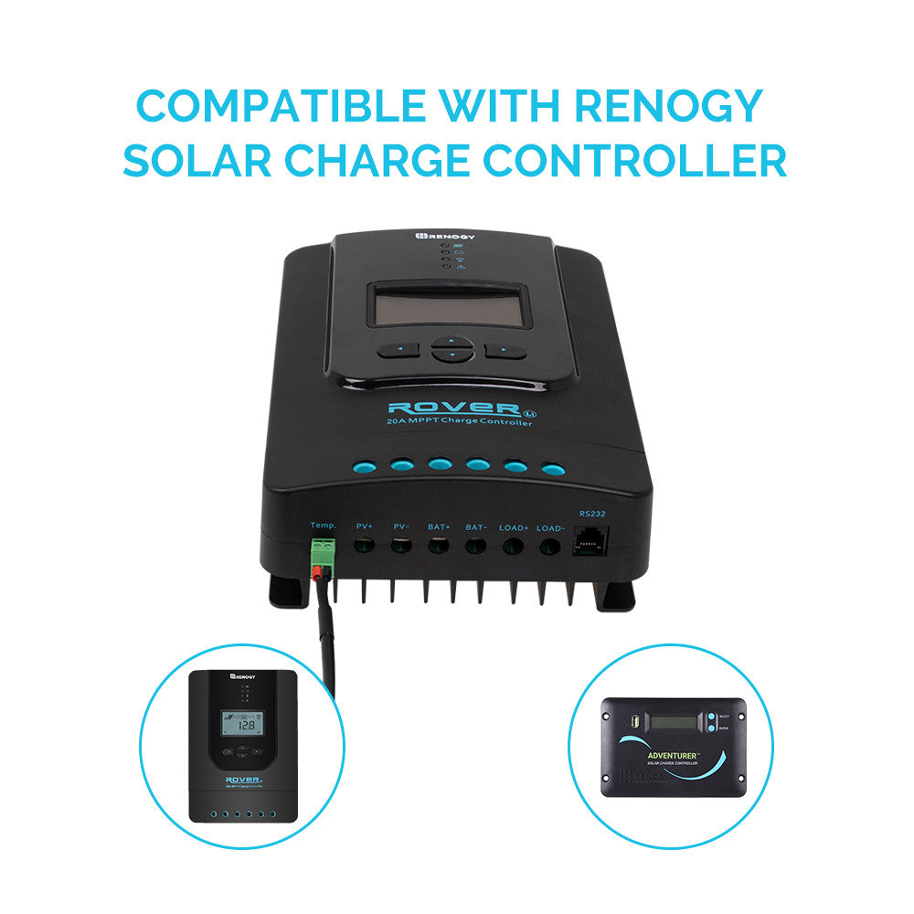 Renogy | Battery Temperature Sensor for Renogy | Solar Charge Controllers | RTSCC-US
