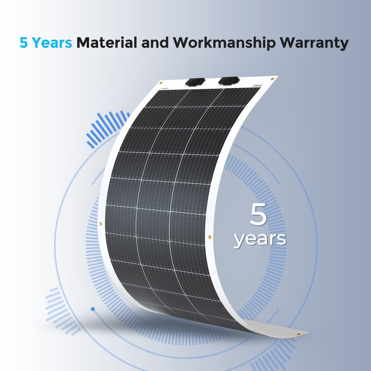 Renogy | Flexible 100W 12V Monocrystalline Solar Panel | RNG-100DB-H-US
