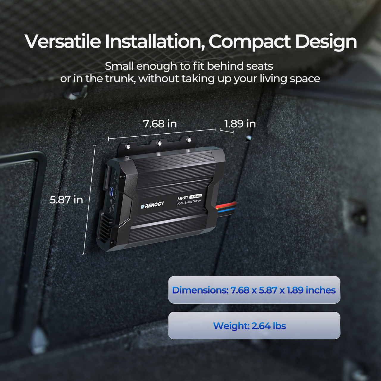 Renogy | 40A DC-DC Battery Charger with MPPT | RBC40D1S-US