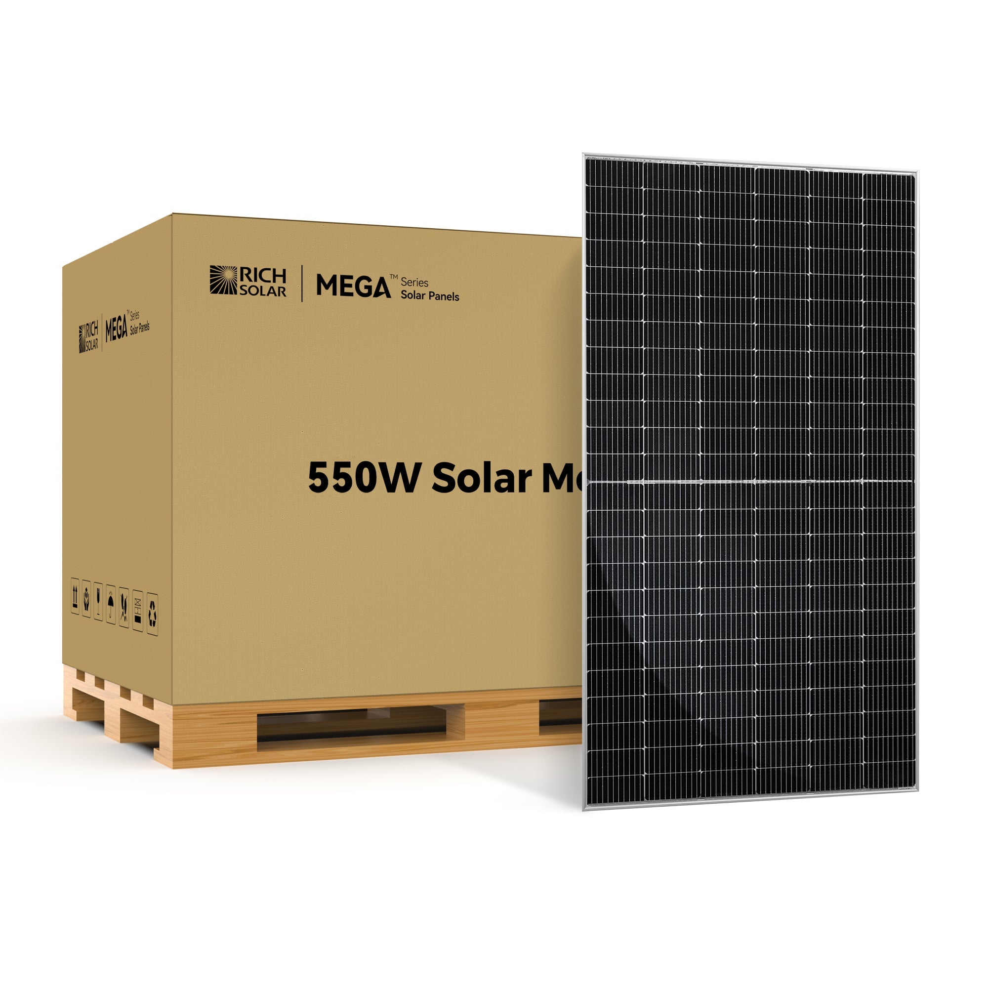 Rich Solar Bifacial Solar Panel MEGA 550