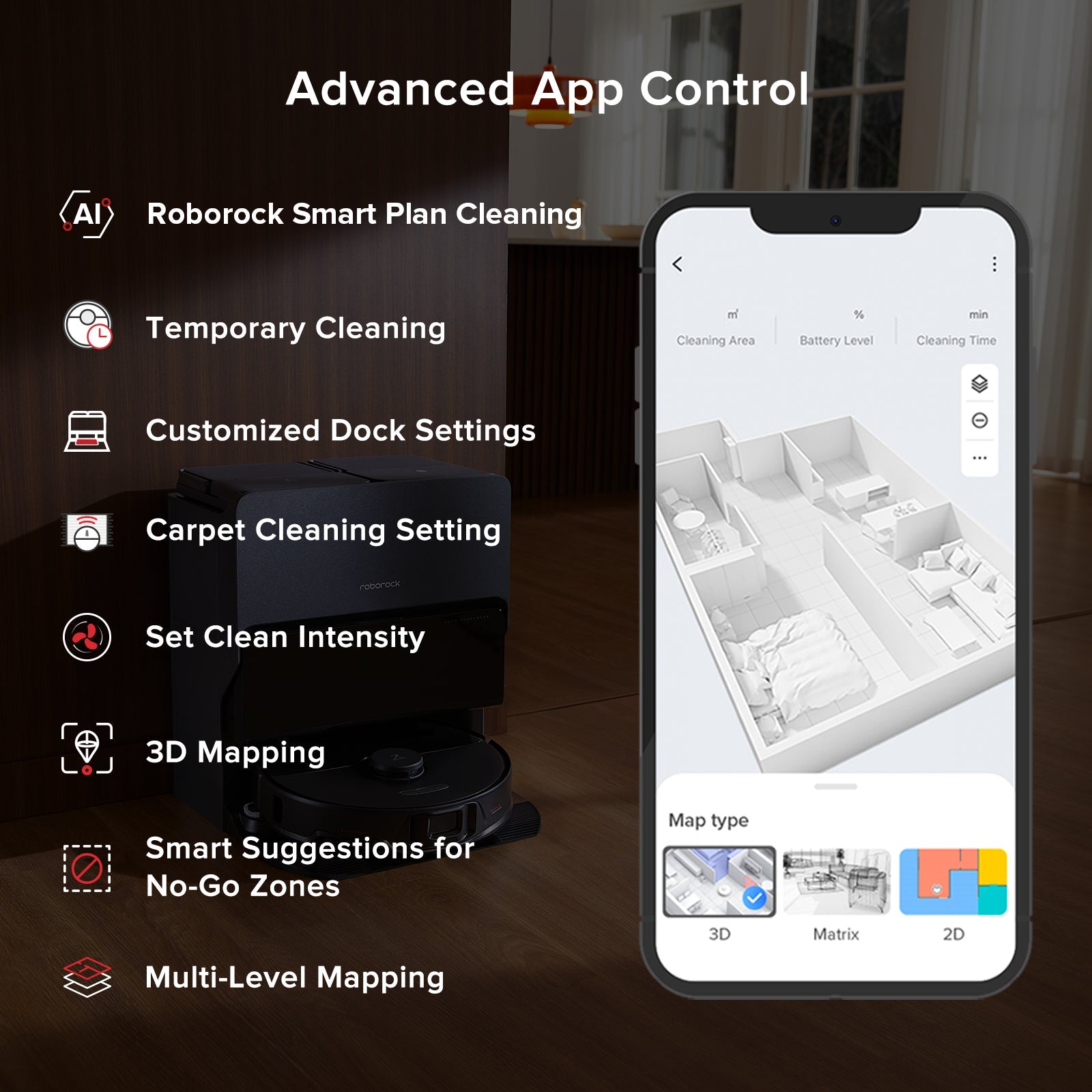 Roborock S8 Max Ultra with  8-in-1 RockDock® Ultra