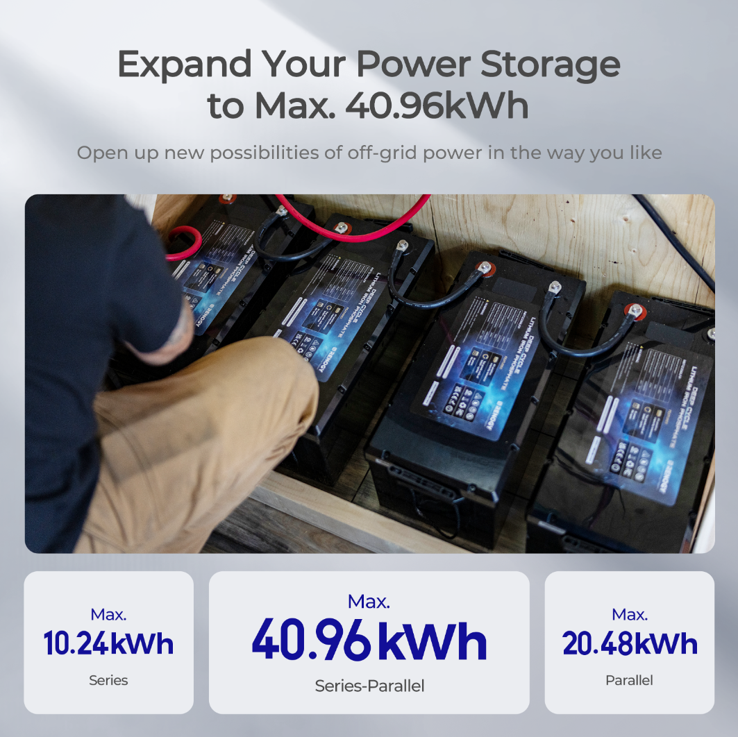 Renogy | 12V 200Ah Deep Cycle Lithium Iron Phosphate Battery Core Series | RBT12200LFP-TS-US