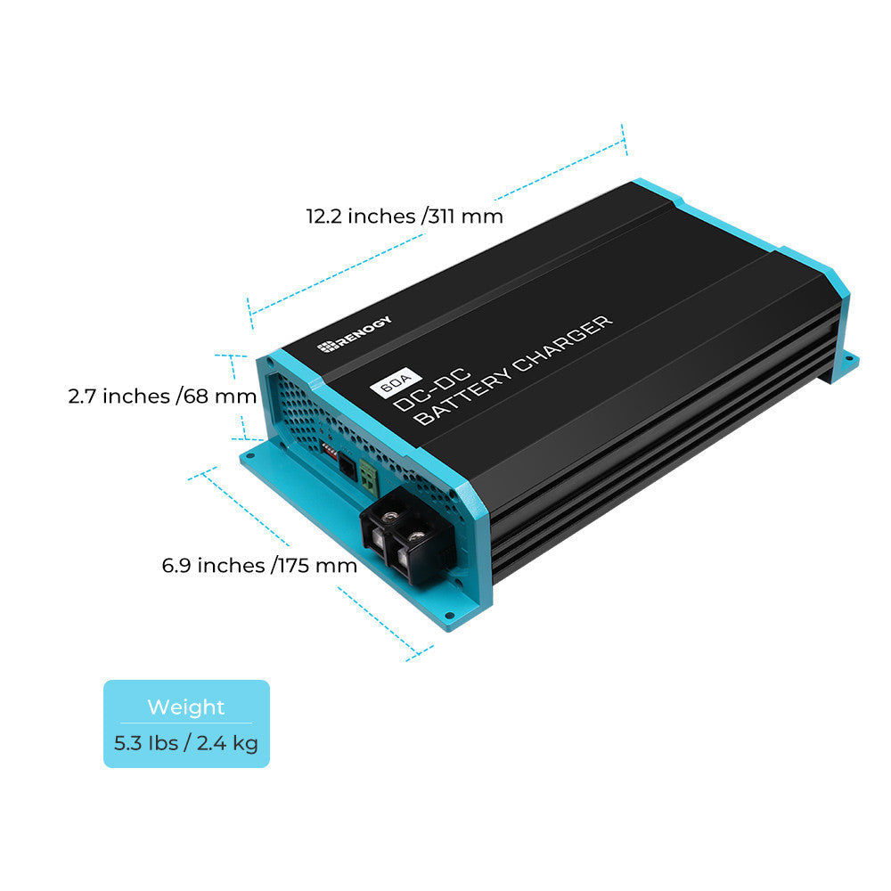 Renogy | 12V 60A DC to DC Battery Charger | RNG-DCC1212-60-US