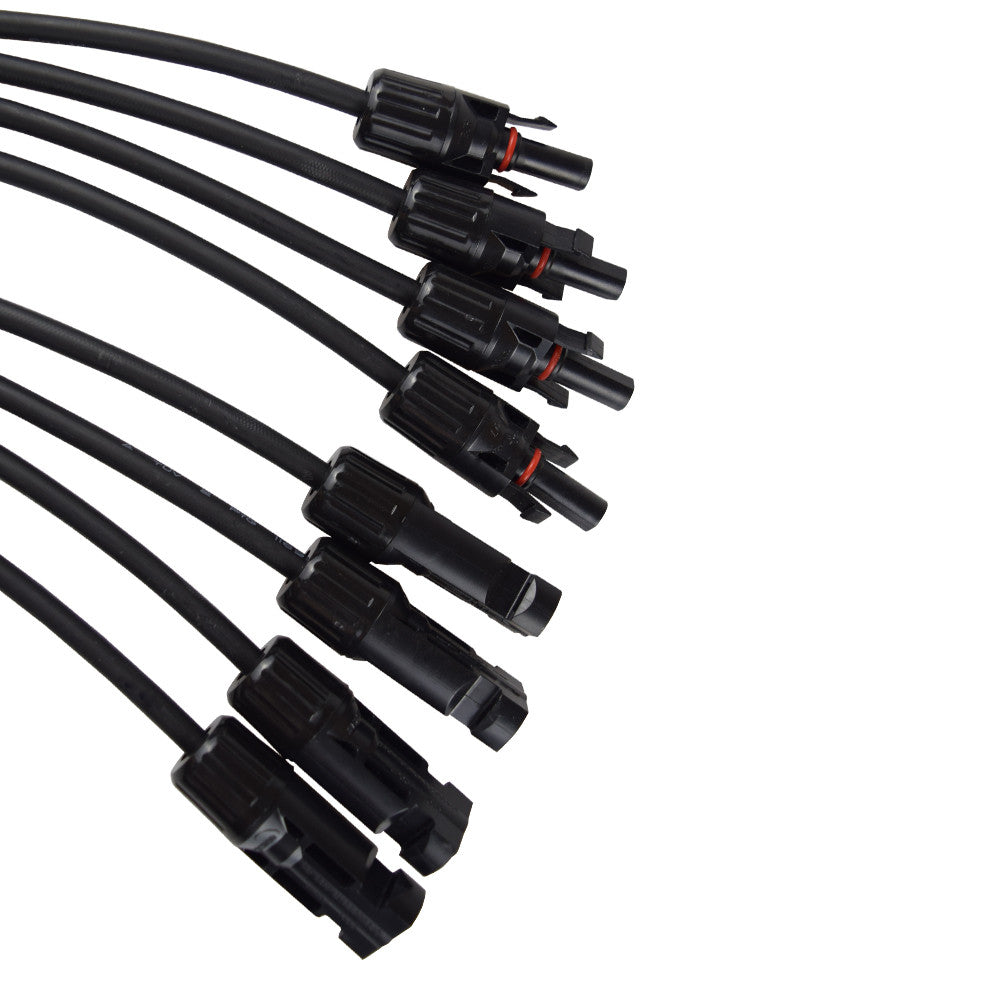 Renogy | 4 to 1 Solar Branch Connectors MMMMF+FFFFM Pair | RNG-CNCT-MC4BC-US