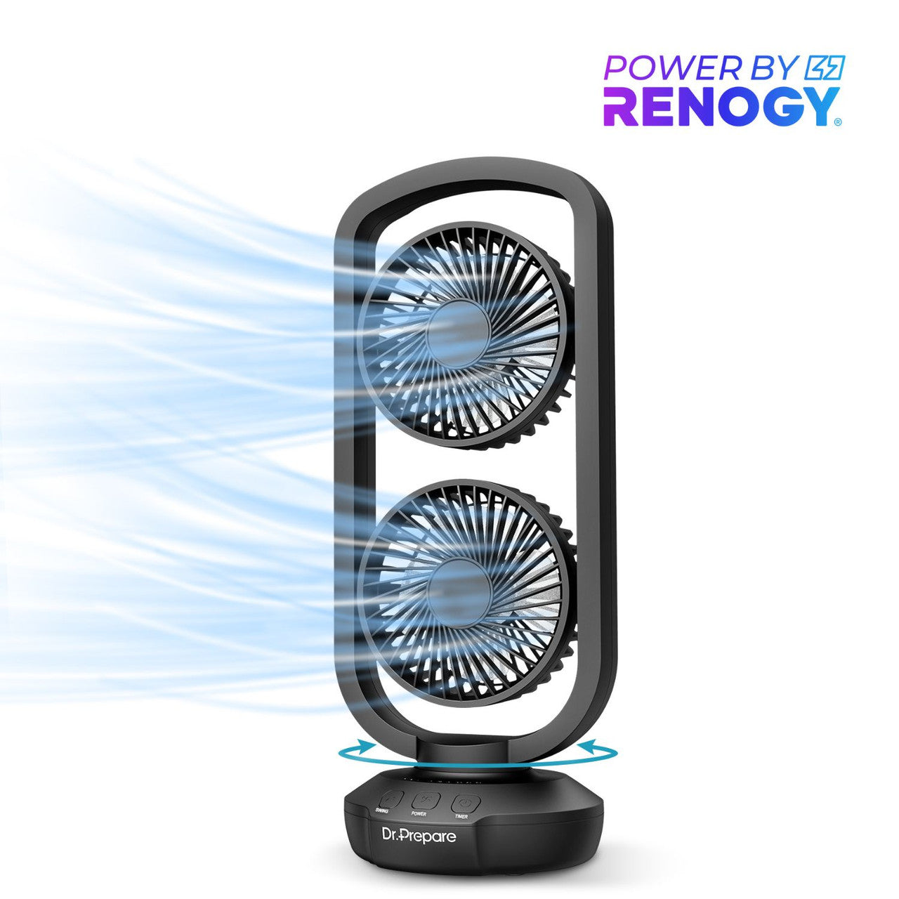 Renogy | Dr.Prepare 15" Portable USB Desk Fan | DDF-0BKDF7-US-New