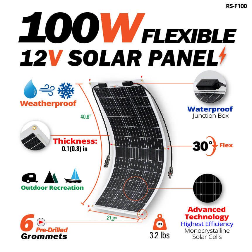 Rich Solar Flexible Solar Panel MEGA 100