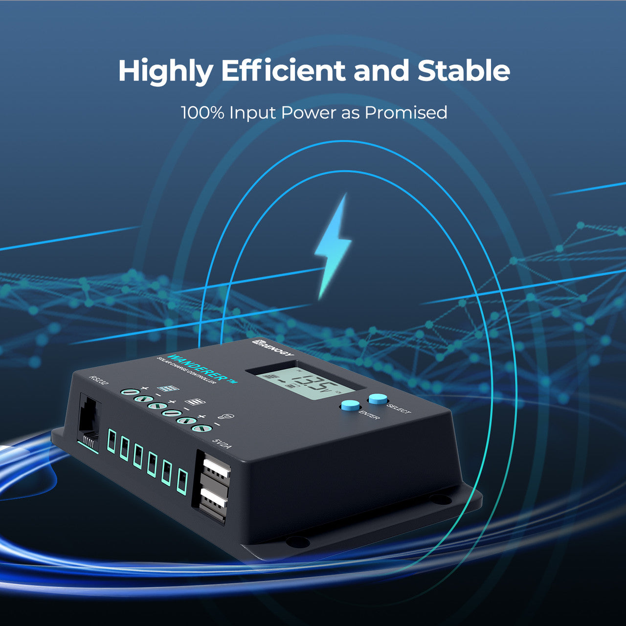 Renogy | Wanderer 10A PWM Charge Controller | RNG-CTRL-WND10-US