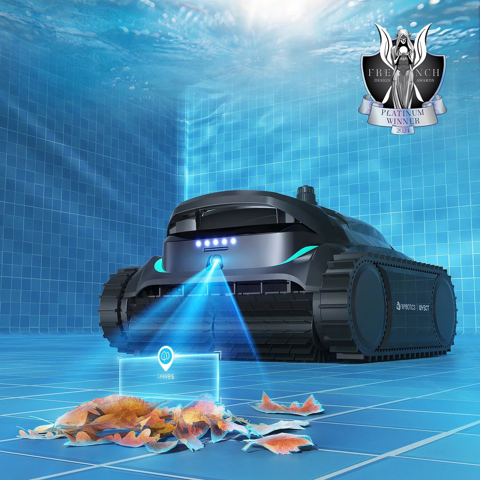 WYBOT M2 Vision Tech High-End Cordless Robotic Pool Cleaner