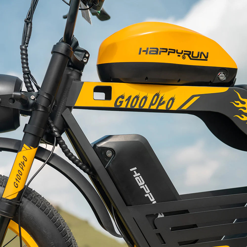 HappyRunSports G100 Pro 6000W Electric Bike Dual Battery