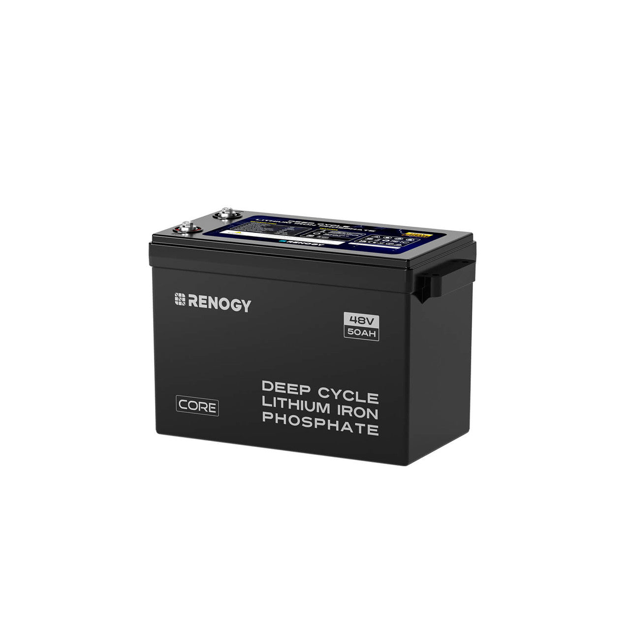 Renogy | Core - 48V 50Ah Smart Lithium Iron Phosphate Battery w/Self-heating | RBT4850LFPSH-US