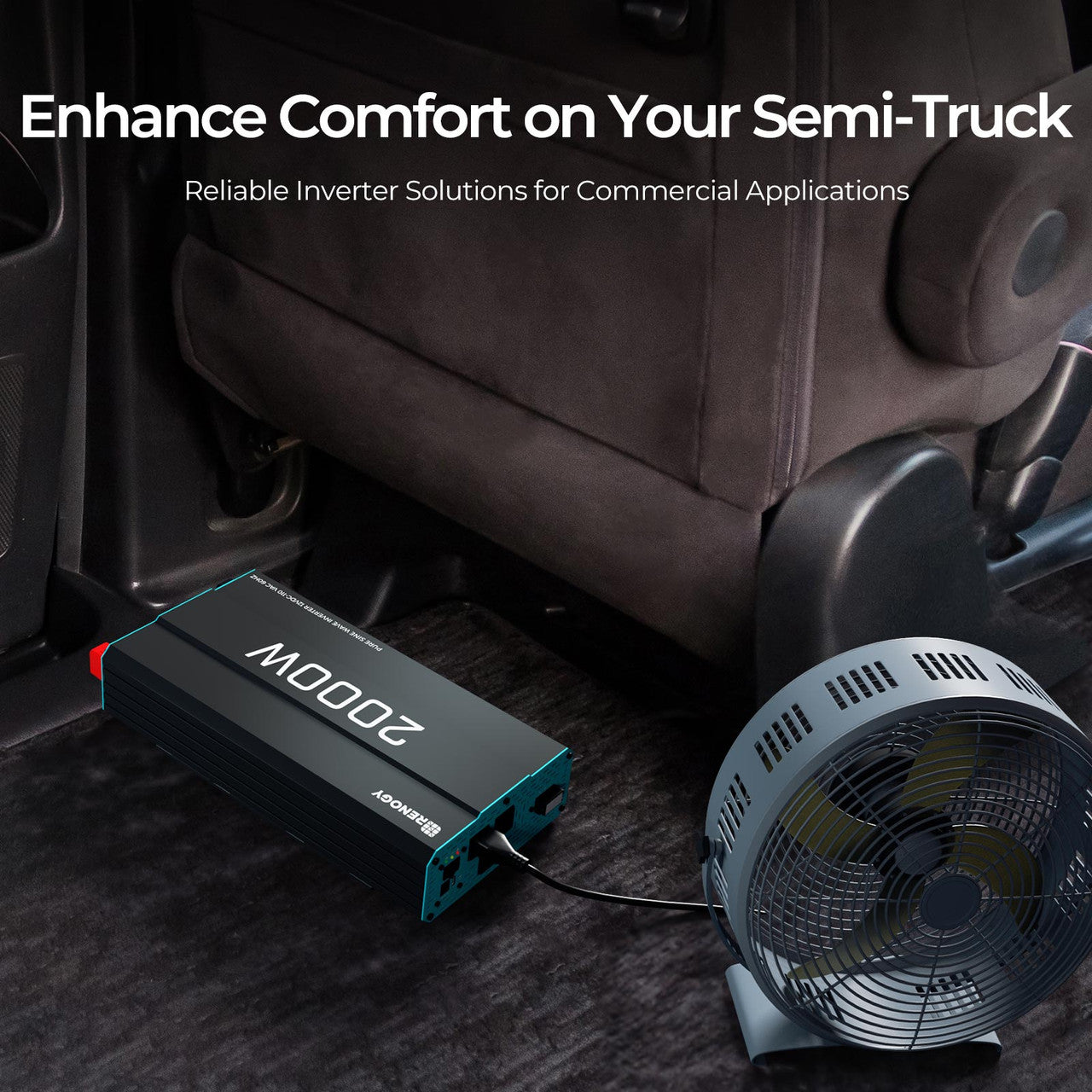 Renogy | 2000W 12V Pure Sine Wave Inverter | RNG-INVT-2000-12V-P2-US