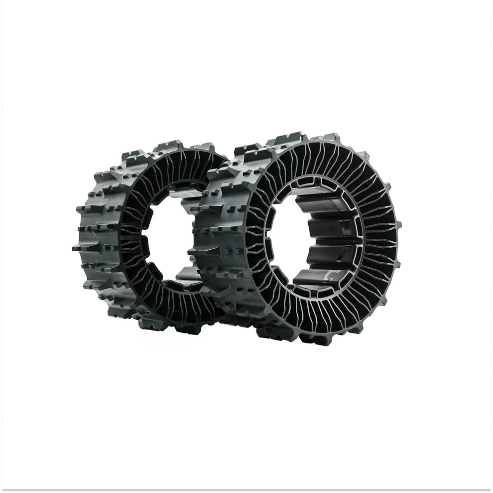 Pair of Drive Wheels | Deformable tire Wheels