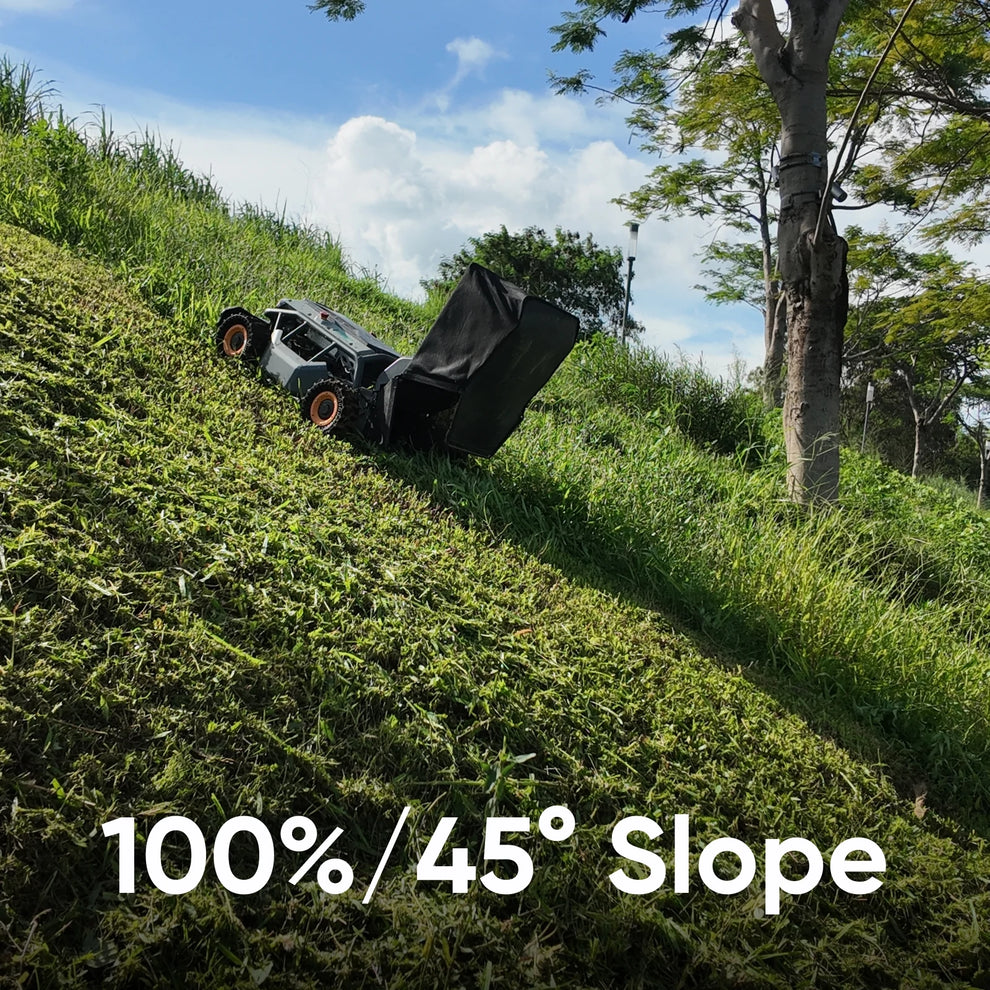 Extreme Climber Bundle(100%): Mowrator S1 4WD 18AH Lawn Mower+2 Pairs of Deformable Tires