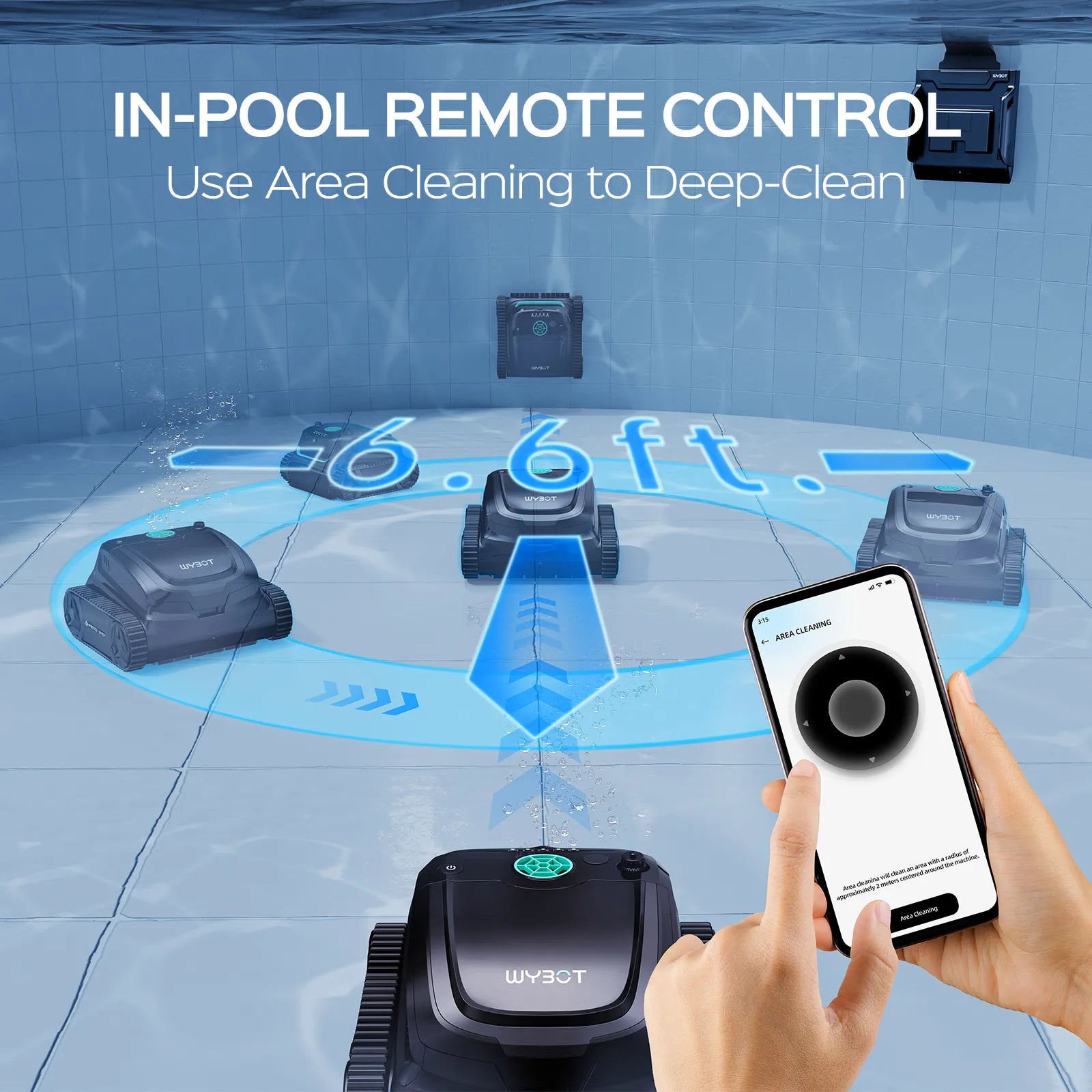 WYBOT S2 Solar Vision Robotic Pool Cleaner